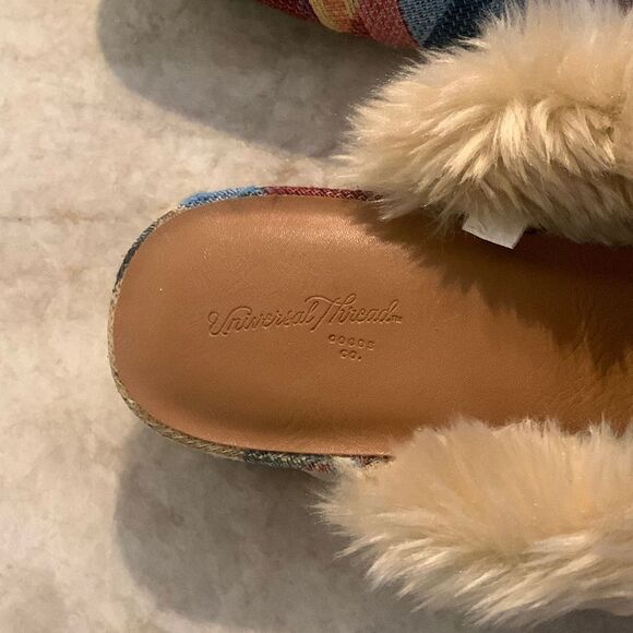 Fur Lined Blanket Loafers - Picture 3 of 5